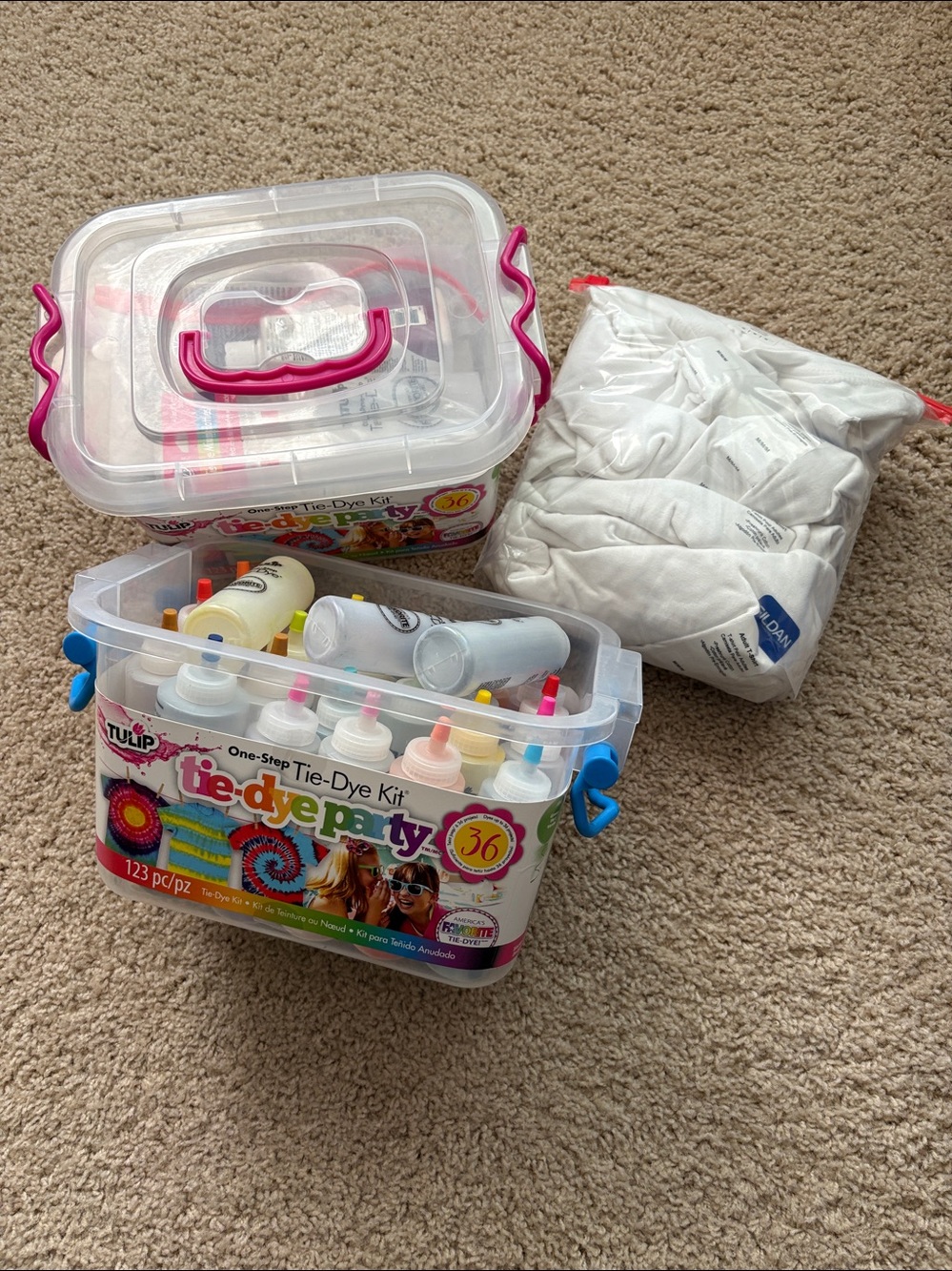 Tulip Tie-Dye Party Kit — Multicolor One-Step Set